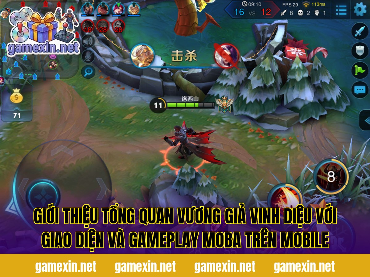 Giới thiệu tổng quan Vương Giả Vinh Diệu với giao diện và gameplay MOBA trên mobile