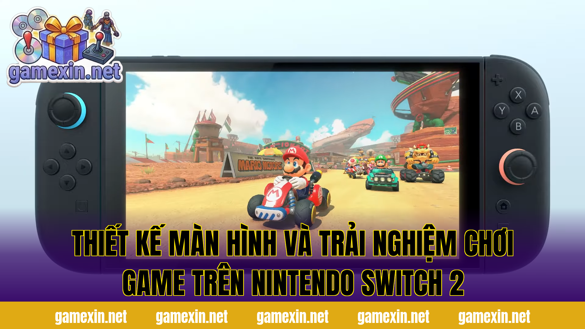 Thiết kế màn hình và trải nghiệm chơi game trên Nintendo Switch 2