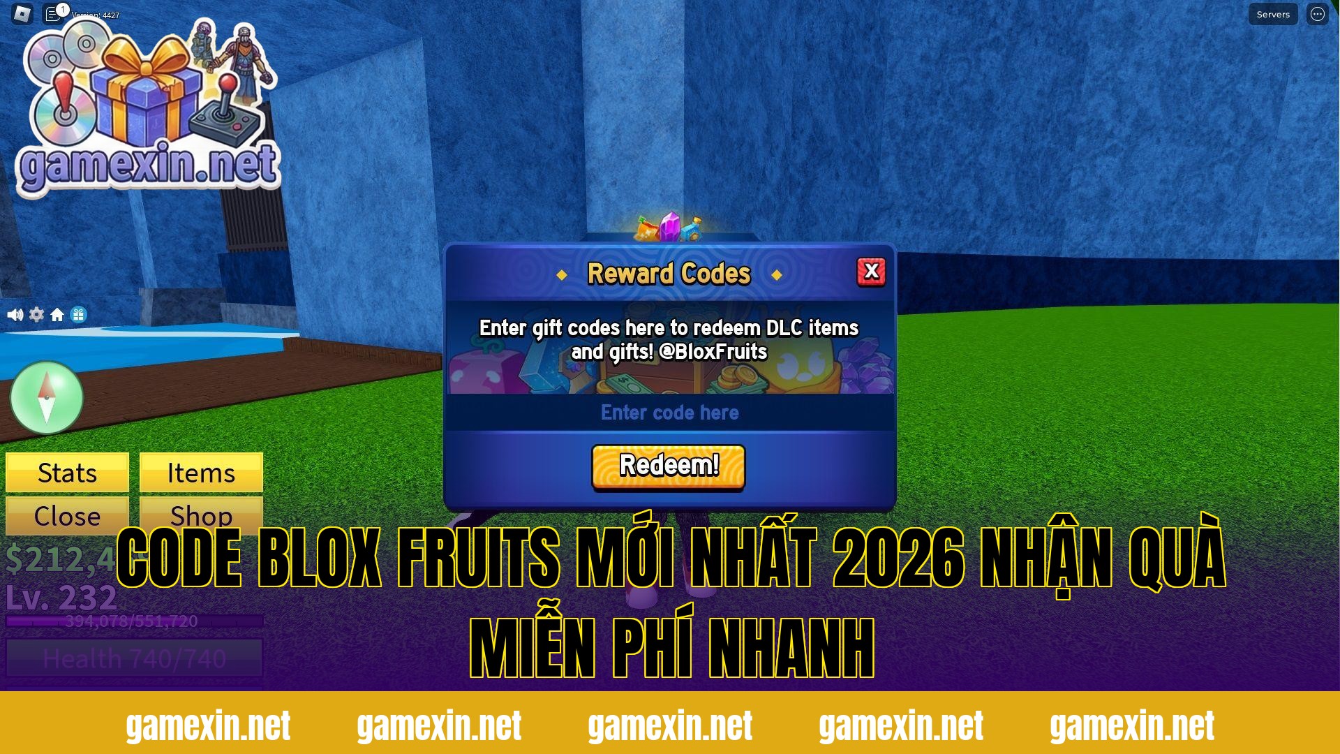 Code Blox Fruits Mới Nhất 2026 Nhận Quà Miễn Phí Nhanh