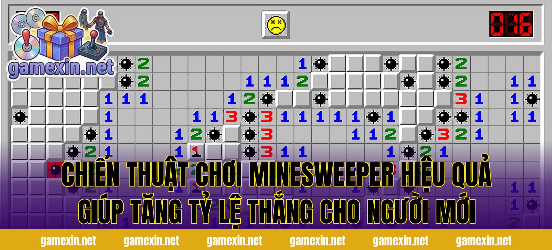 Chiến thuật chơi Minesweeper hiệu quả giúp tăng tỷ lệ thắng cho người mới