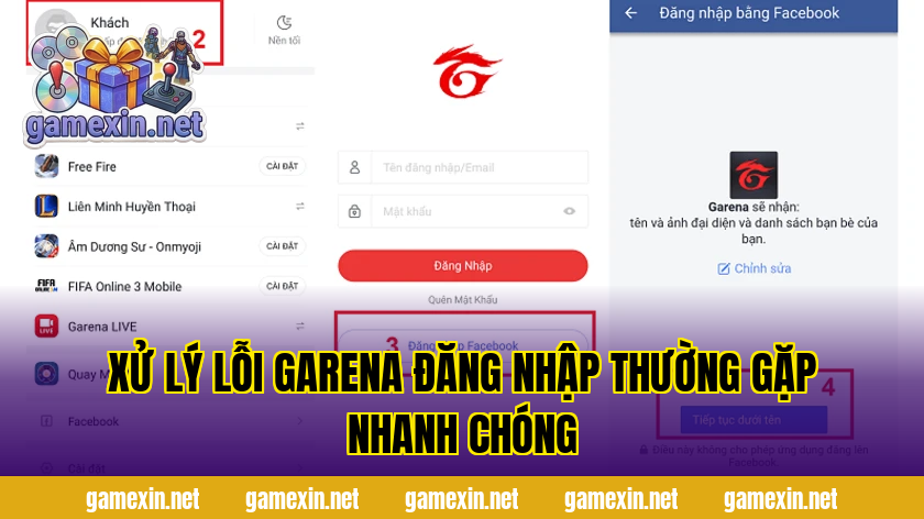 Xử lý lỗi Garena đăng nhập thường gặp nhanh chóng