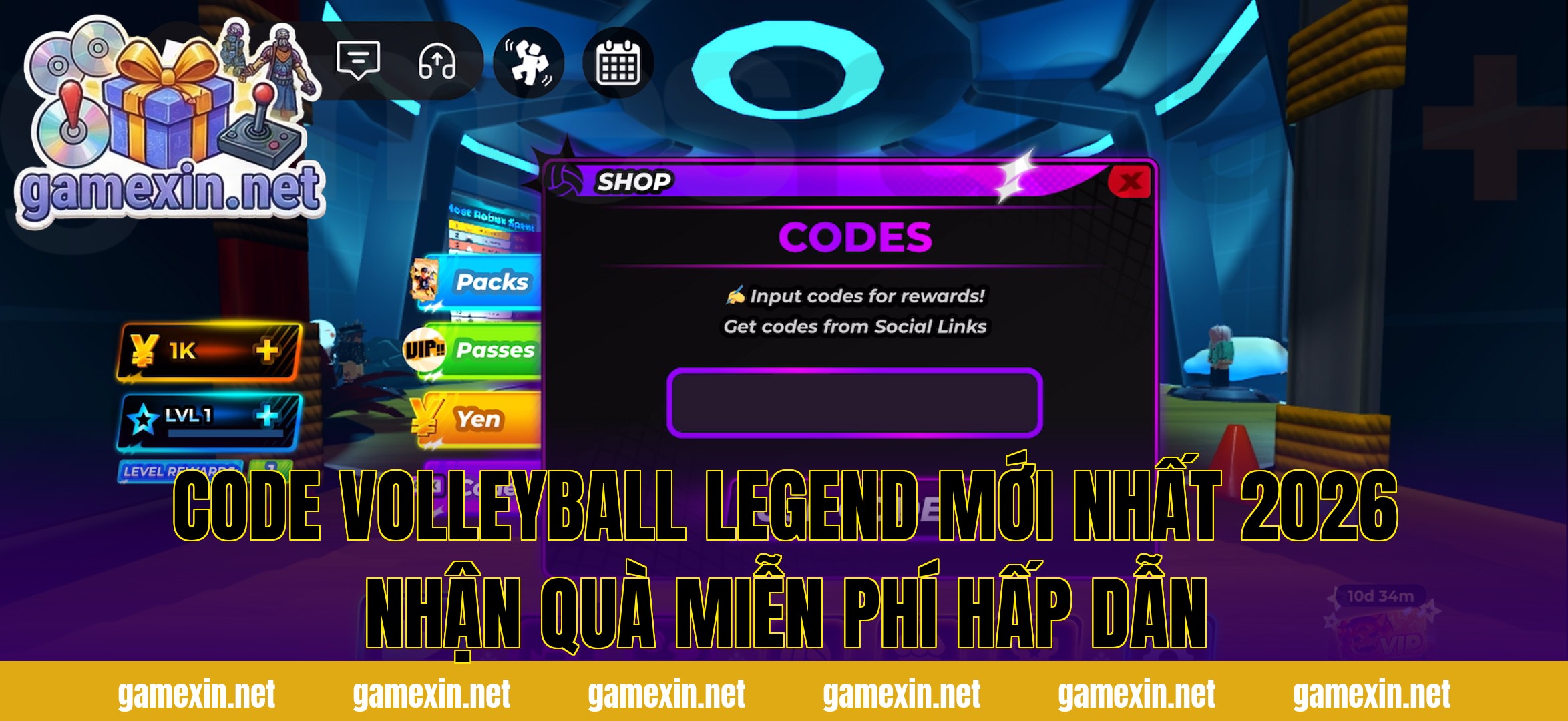 Code Volleyball Legend Mới Nhất 2026 Nhận Quà Miễn Phí Hấp Dẫn