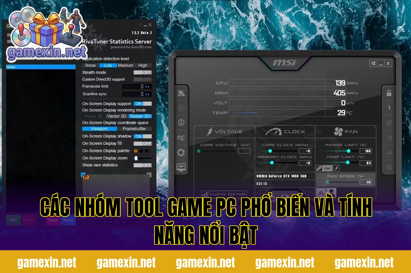 Các nhóm tool game PC phổ biến và tính năng nổi bật