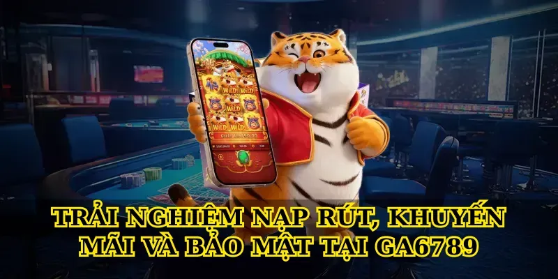 Trải nghiệm nạp rút, khuyến mãi và bảo mật tại Ga6789